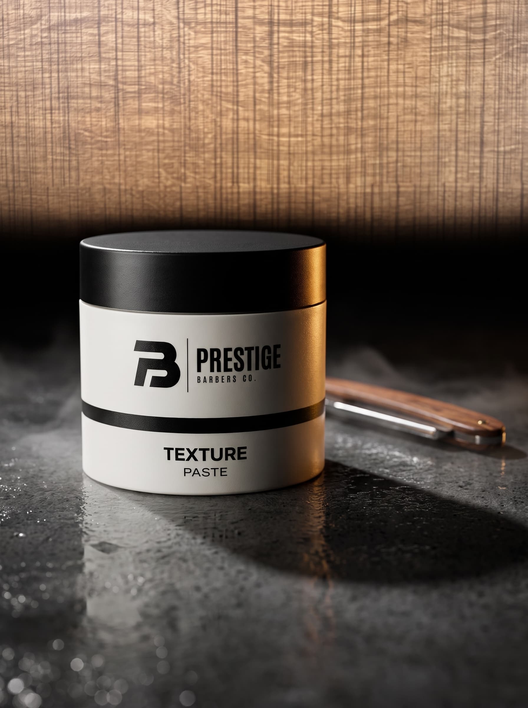 Texture Paste — Natural-matte finish. Stevige hold.